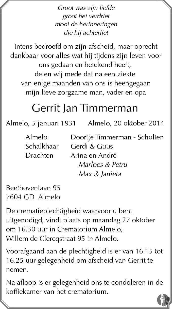 Gerrit Timmerman Net Worth