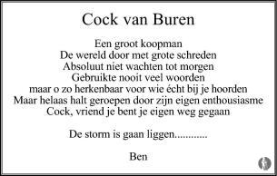 Cock Van Buren 34