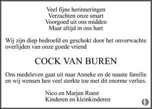 Cock Van Buren 101